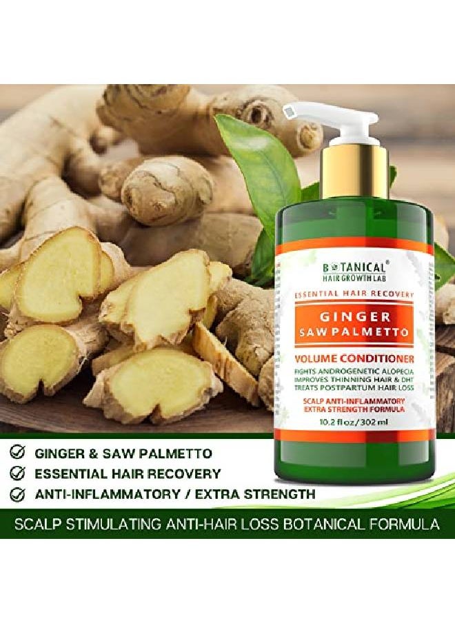 BOTANICAL HAIR GROWTH LAB - Ginger Saw Palmetto Hair Growth Conditioner For Hair Loss 10.2 Oz (Pack Of 1) - Image 1