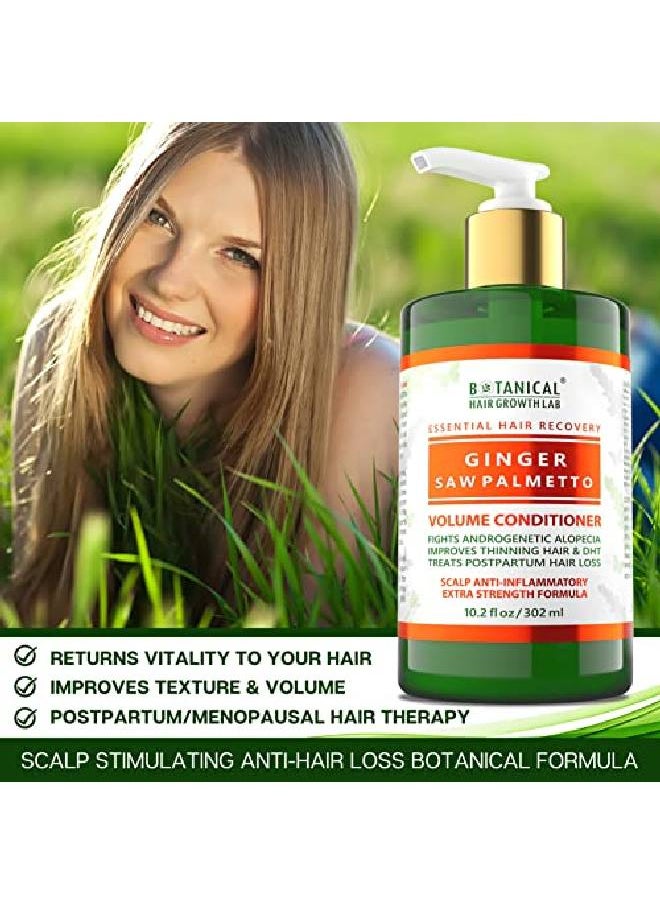 BOTANICAL HAIR GROWTH LAB - Ginger Saw Palmetto Hair Growth Conditioner For Hair Loss 10.2 Oz (Pack Of 1) - Image 1