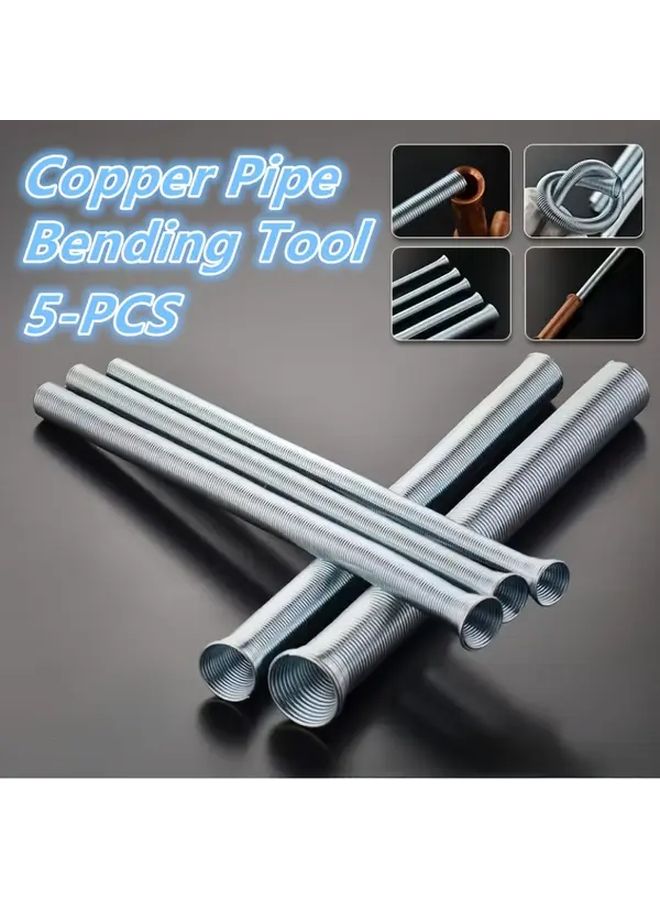 5Pcs Copper Pipe Bender Set Spring Steel Tube Bending Tool for 1 4 5 16 3 8 1 2 5 8 Inch - Image 2