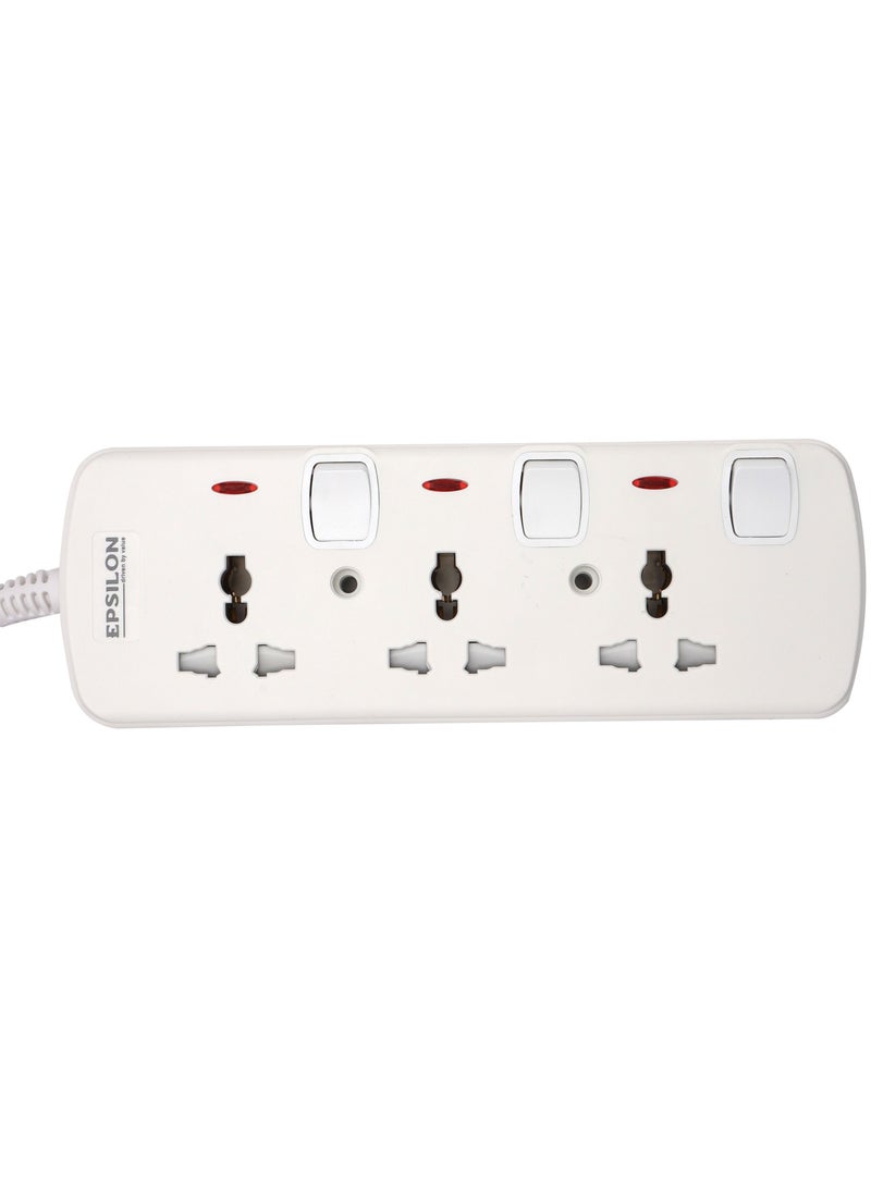 Epsilon - Epsilon 3 Way Extension Socket -ES1096 - Image 1
