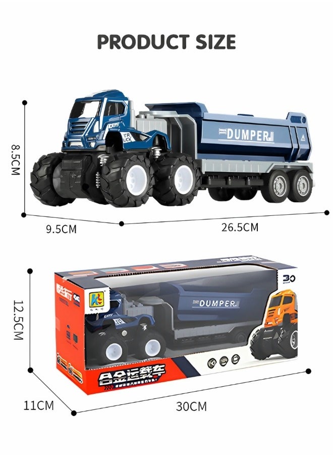 GROIC - Inertia dump truck,Big Dump Truck Toy,Push and Go Car Alloy Beach Construction Toy,Kids Construction Toys Trucks,Kid's Toy Car - Image 1