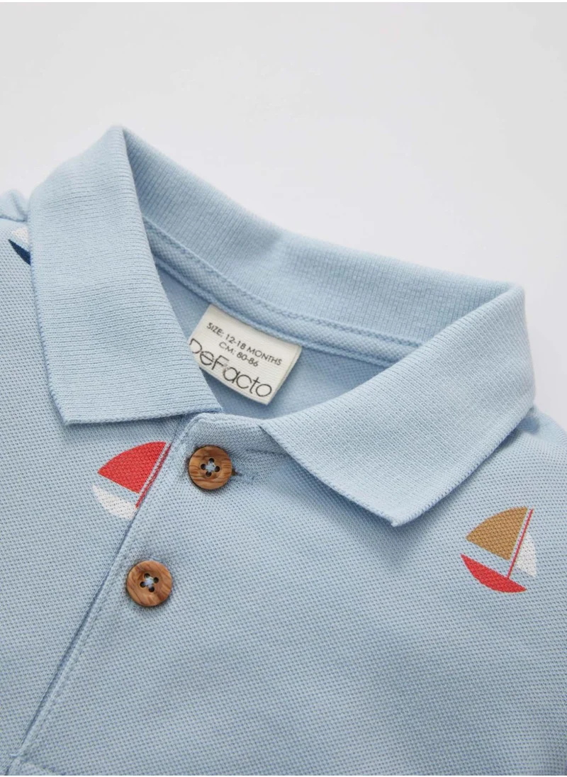 DeFacto Regular Fit Short Sleeve Polo T-Shirt