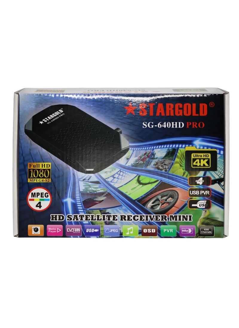 Stargold - Dual display satellite receiver with 4K Full HD and SD resolution and simultaneous automatic network search - Image 1