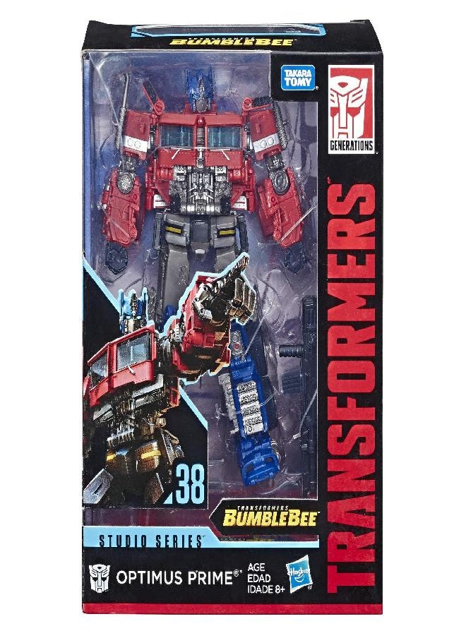 Transformers Toys Studio Series 38 Voyager Class Bumblebee Movie Optimus Prime Action Figure - Ages 8 and Up, 6.5-inch
