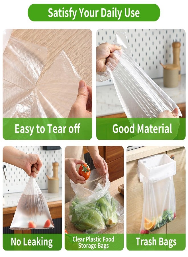 FungLam 12”×16” Clear Plastic Produce Bags Roll, Food Storage Bags for Bread, Vegetables, Fruits, Refrigerator Storage, Kitchen,350 Pcs/Roll. - Image 3