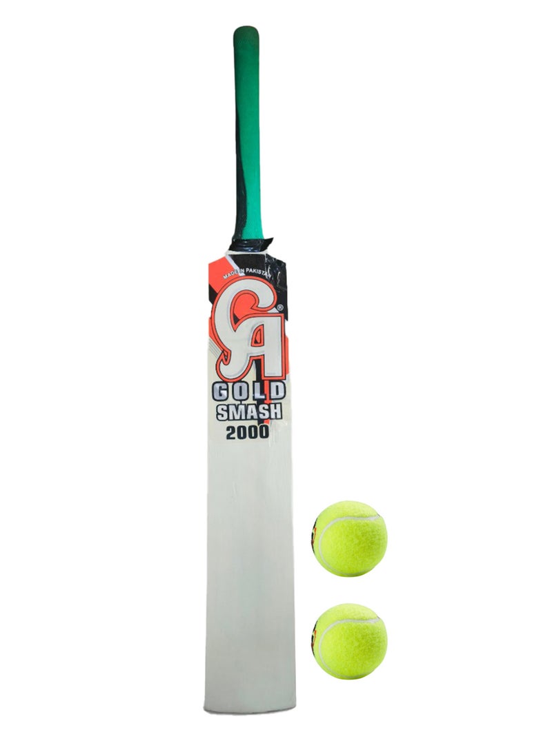 High Quality Made in Pakistan Bat and 2 Balls