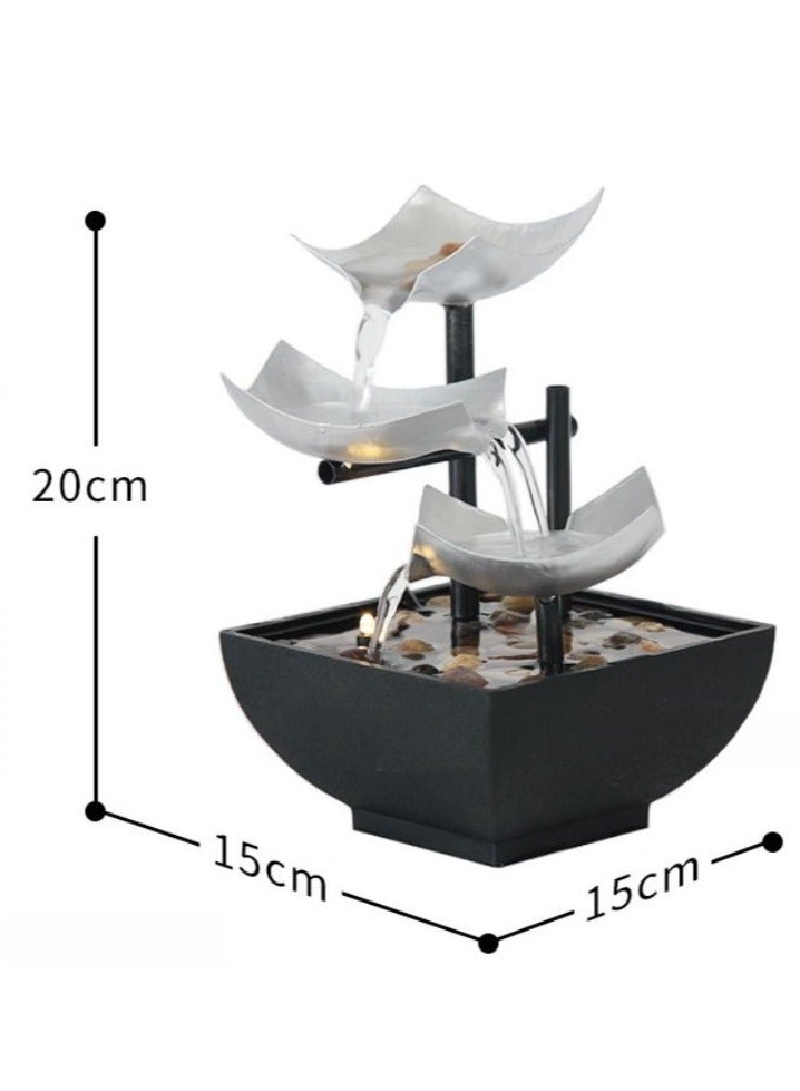 Office Desktop Water Fountain Feng Shui Handicrafts Decoration - Image 5