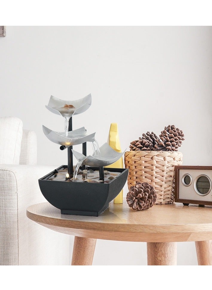 Office Desktop Water Fountain Feng Shui Handicrafts Decoration - Image 3