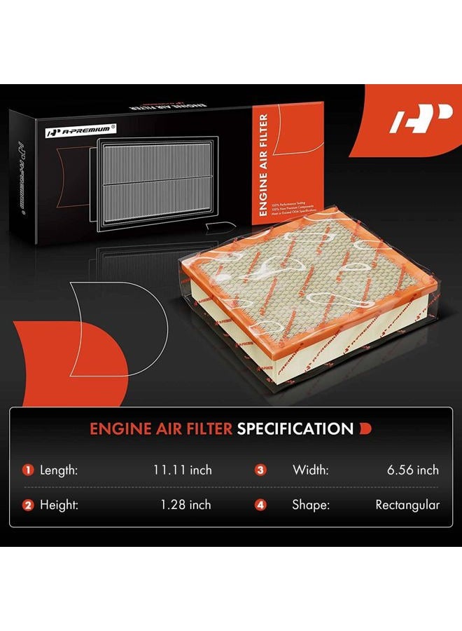 A-Premium Engine Air Filter Compatible with Infiniti, Nissan, Saab & Subaru - 350Z, Altima, Frontier, Maxima, Murano, Pathfinder, Quest, Sentra, Xterra, FX35, G20, JX35, M30, Forester, Impreza, Legacy - Image 2