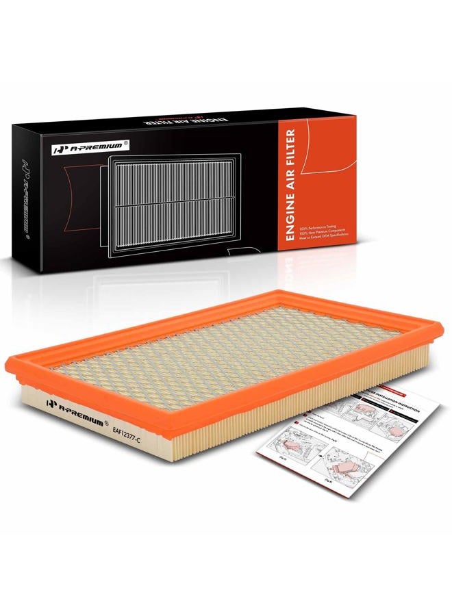 A-Premium Engine Air Filter Compatible with Infiniti, Nissan, Saab & Subaru - 350Z, Altima, Frontier, Maxima, Murano, Pathfinder, Quest, Sentra, Xterra, FX35, G20, JX35, M30, Forester, Impreza, Legacy - Image 1