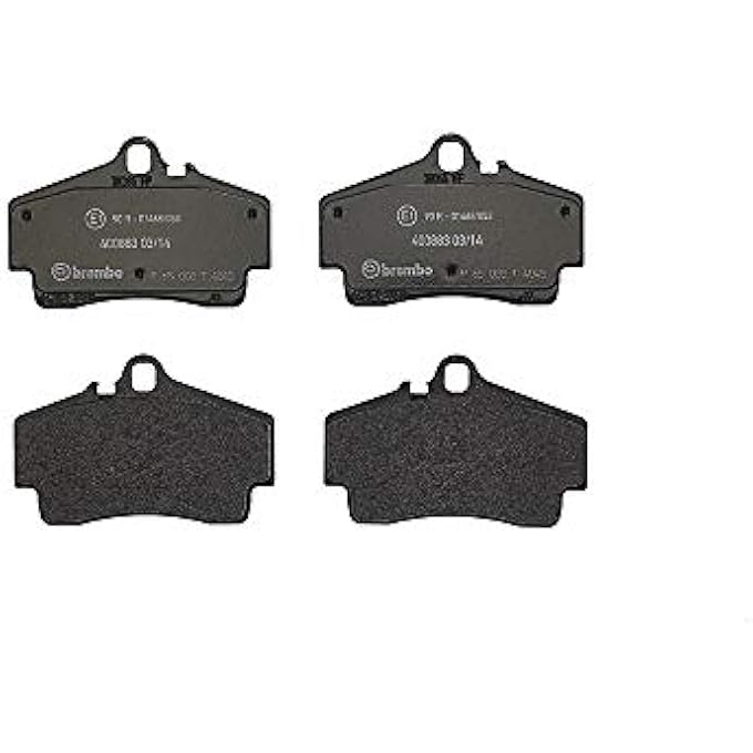 rayihni Brembo P65008 Rear Disc Brake Pad  Set of 4