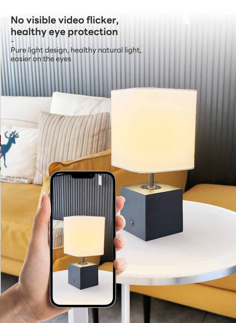 Onelight Warm LED Bedside Lamp - Dimmable Touch, 8x8x25cm | Eye Protection - Image 5