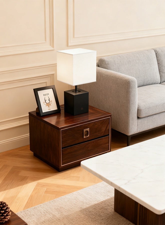 Onelight Warm LED Bedside Lamp - Dimmable Touch, 8x8x25cm | Eye Protection - Image 4