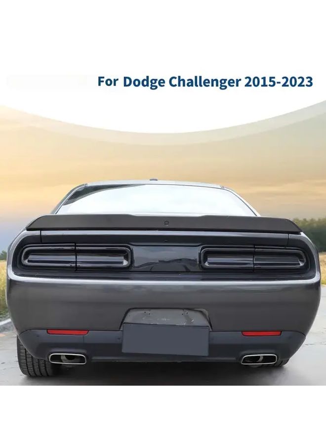 Smoked Black Tail Light Cover Rear Lamp Guard Trim Exterior Accessory For Dodge Challenger 2015 2023 - Image 4