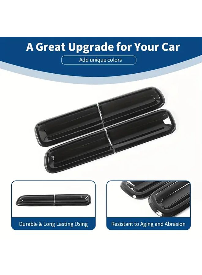 Smoked Black Tail Light Cover Rear Lamp Guard Trim Exterior Accessory For Dodge Challenger 2015 2023 - Image 3