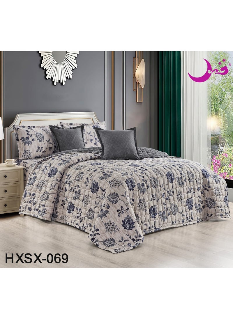 Moon Comforter set for two people 6piece bedspread, polyester 250 by 230cm  - Image 1