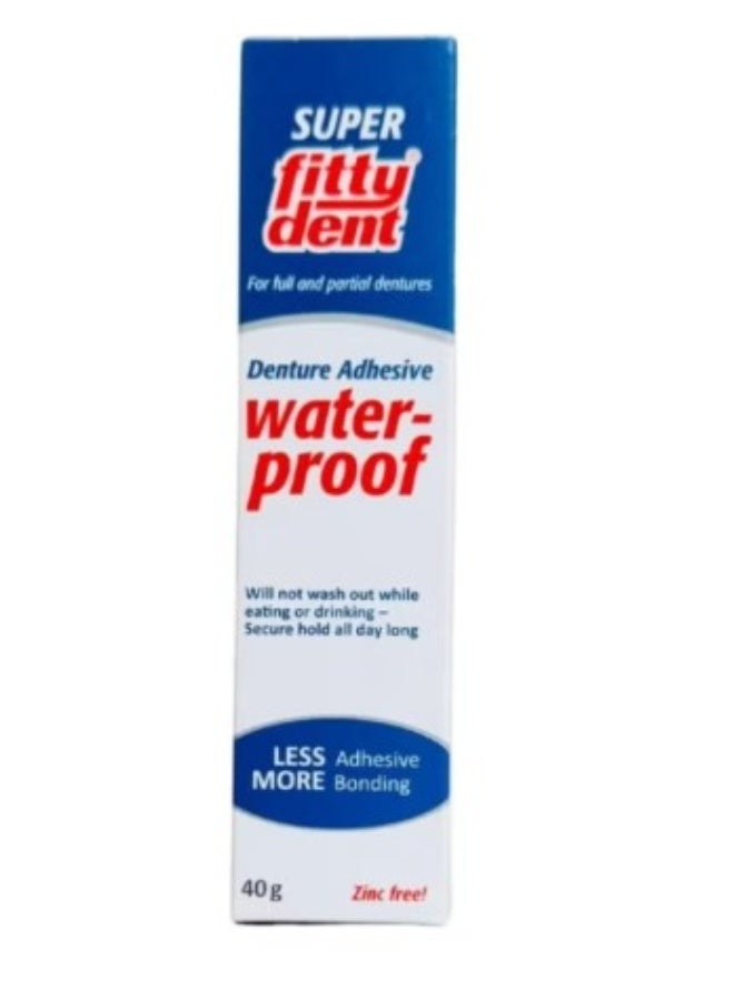 Fittydent Denture Adhesive Waterproof - 40 Gm - Image 1