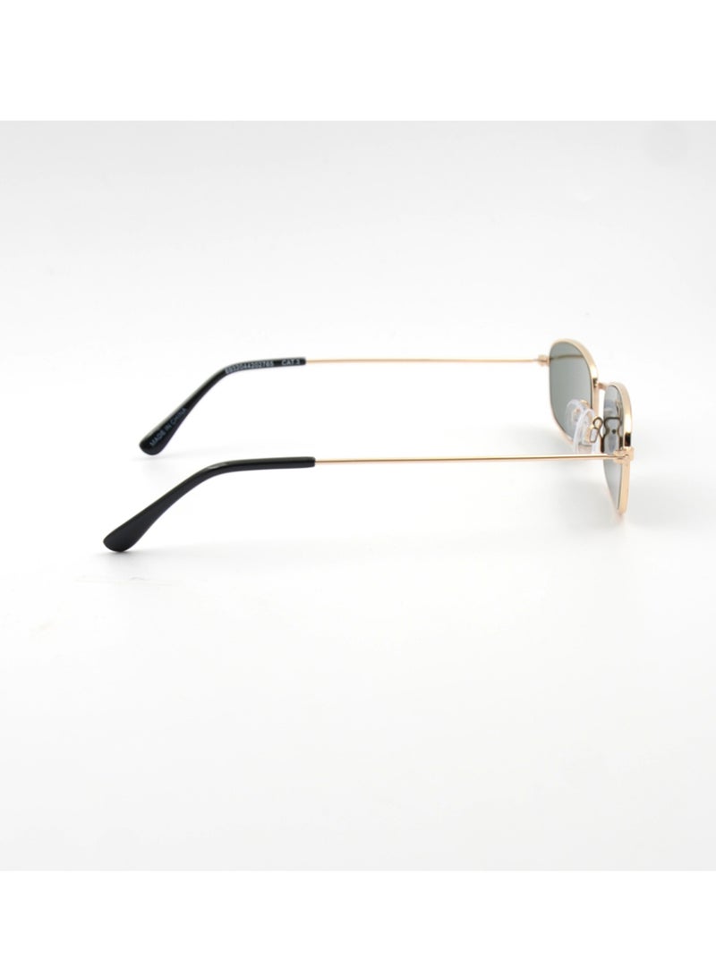 MADEYES Men's UV Protection Sunglasses EE23M241-4 - Gold/Black - Image 4