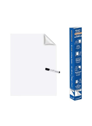 Magic Reusable Whiteboard – Flexible Roll Whiteboard Sheet with 2 Markers & 1 Duster, Easy to Stick, Erase & Reuse for Kids & Office Use - pzsku/ZE828FF0F396B42BED75BZ/45/_/1740316974/d127c437-6fe8-4863-9b07-f168f6c595a9
