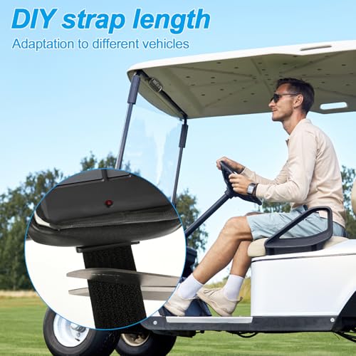 Homakover Garage Door Opener Holder for Visor, Carrying Case for Universal Garage/Gate Door Opener Remote, Adjustable Visor Bag Gate Clicker Holder - Image 4