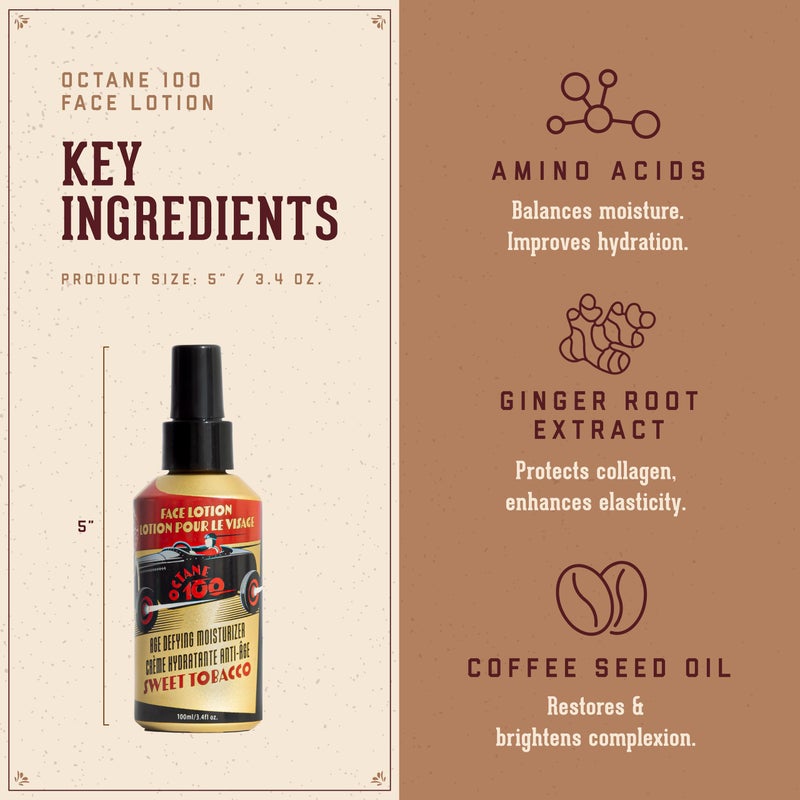 18.21 Man Made Octane 100 Face Lotion Age Defying Moisturizer, 3.4 fl. oz. - Image 3