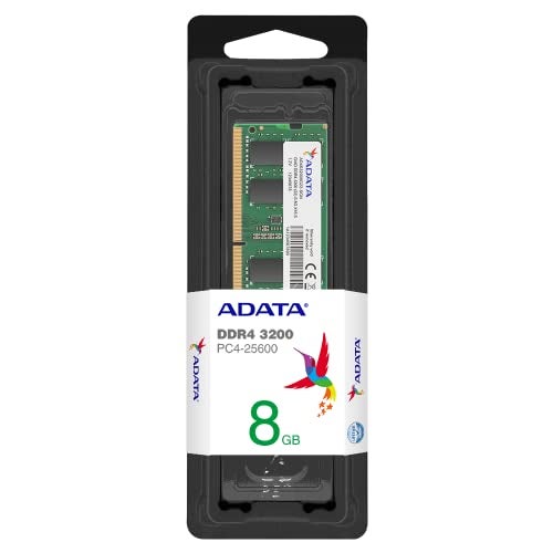 ADATA Premier 8GB 3200MHz SO-DIMM DDR4 Laptop Memory, Single RAM Module, Supports Intel & AMD CPUs, XMP Profile Support, Fast Data Transfer, Enhanced Efficiency, AD4S32008G22-SGN - Image 2
