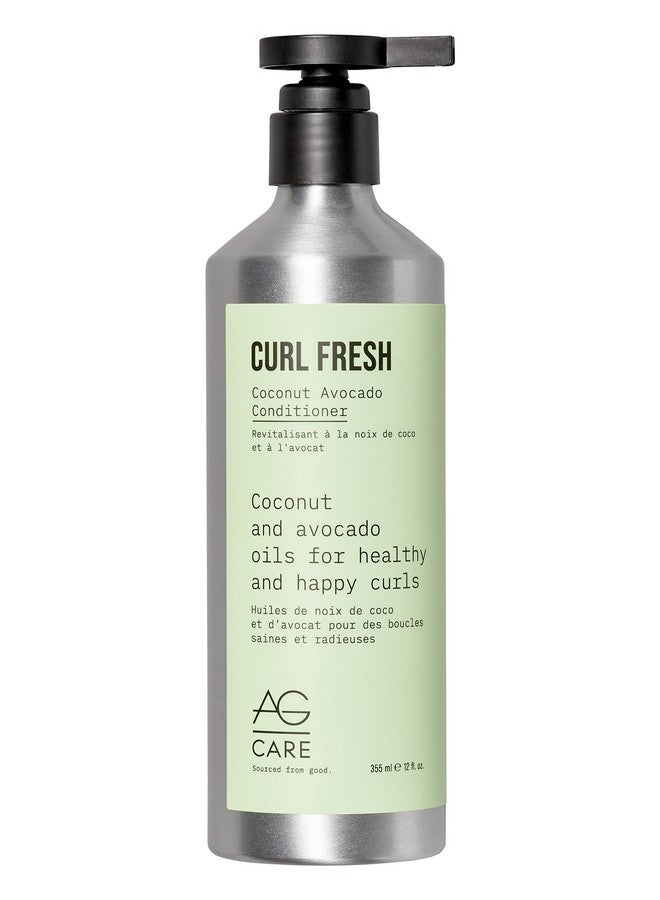 AG Care Curl Fresh Coconut Avocado Conditioner 12 Fl Oz - Image 2
