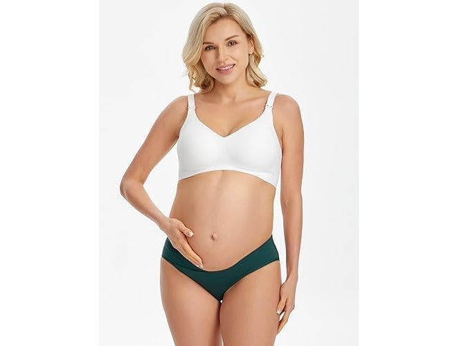 SHAPERX Maternity Underwear | Pregnancy Postpartum Panties | Under The Bump Bikinis Pack of 6 - Image 2