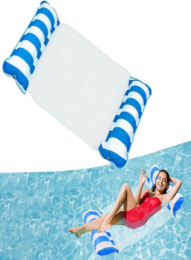 KRLZ Inflatable Pool Float, Pool Floaties for Adults, Flotteur Piscine Adulte, Water Hammock Lounger, Multi-Purpose 4-in-1 Swimming Water Floating Rafts (Pack of 1) - Image 1