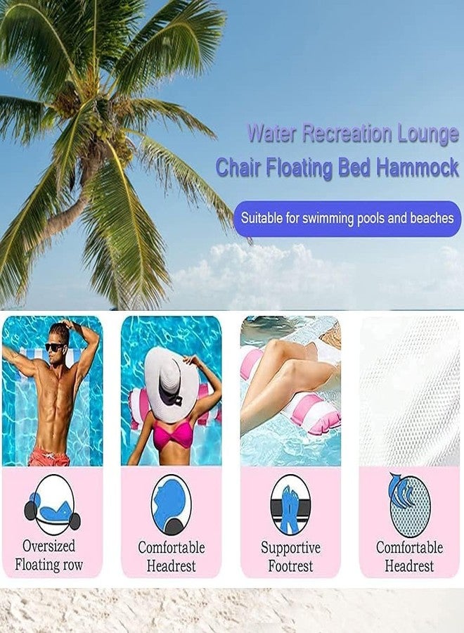 KRLZ Inflatable Pool Float, Pool Floaties for Adults, Flotteur Piscine Adulte, Water Hammock Lounger, Multi-Purpose 4-in-1 Swimming Water Floating Rafts (Pack of 1) - Image 4