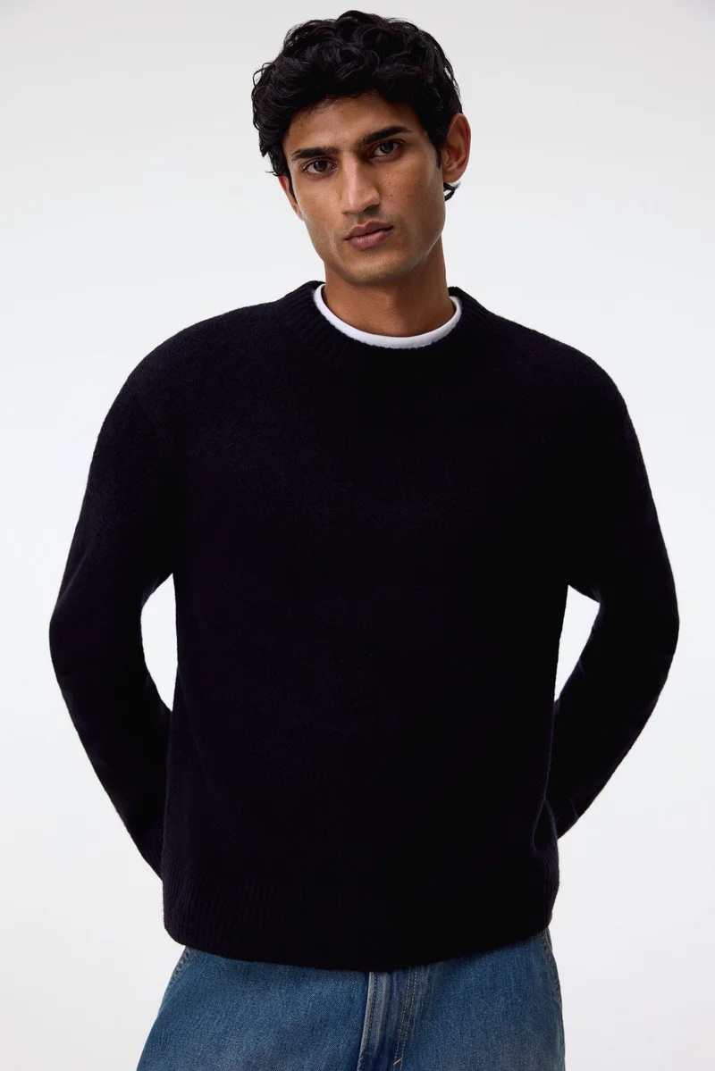 H&M Regular Fit Brushed jumper