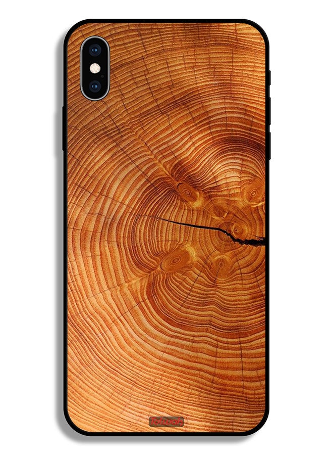 Tolwak Apple iPhone XS Protective Case Crack Wood - Image 2