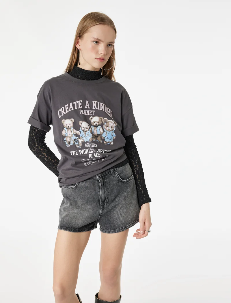 كوتون Printed T-Shirt