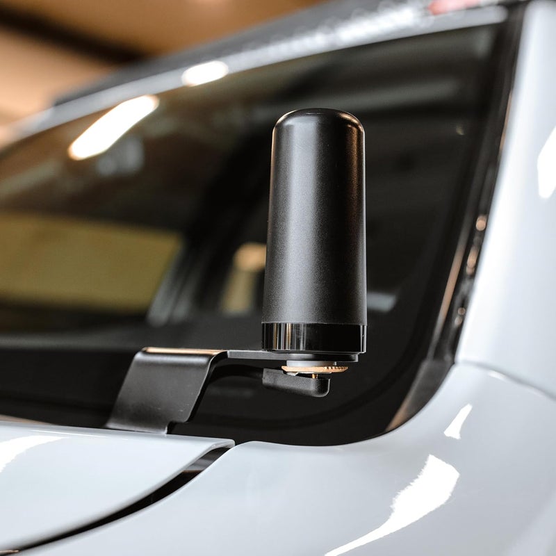 Midland MXTA25 3DB MicroMobile Compatible Gain Ghost Antenna - 3.5” Tall with 1.5” Base Diameter - Low Profile GMRS NMO Connection - Image 2