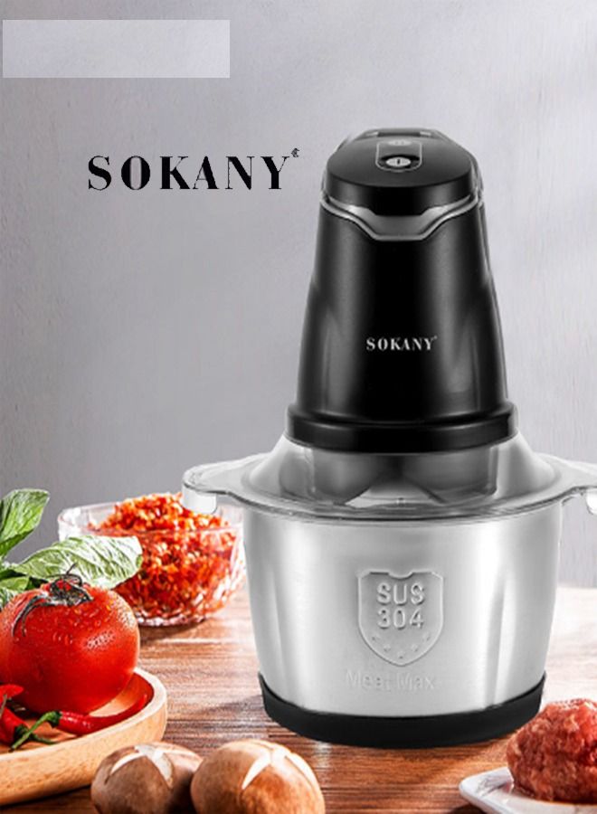sokany Multi Function Meat Electric Meat Grinder Kitchen Meat Food Crusher and Blender - Image 1