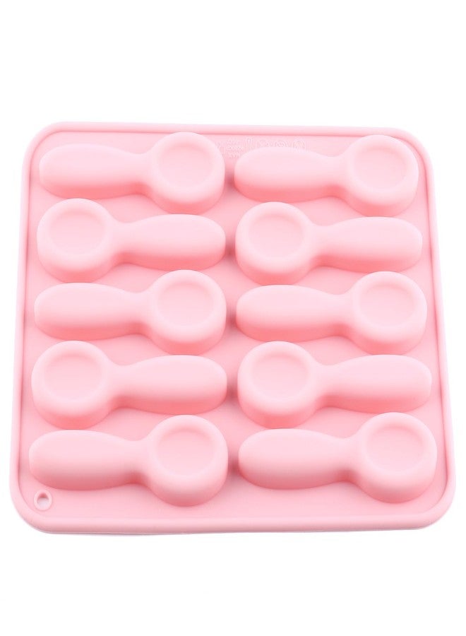 YIMINGMOLD قالب شوكولاتة صغير على شكل ملعقة من YIMINGMOLD، قوالب سيليكون على شكل ملعقة للشوكولاتة - Image 5
