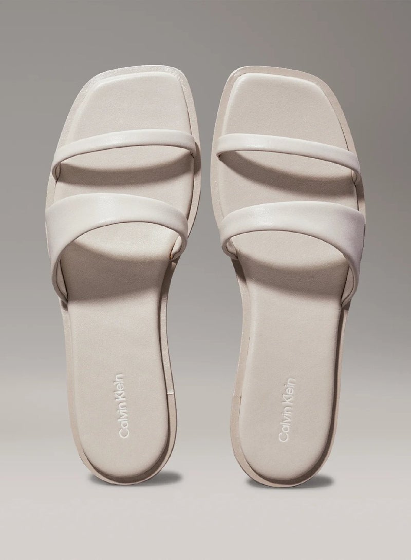 CALVIN KLEIN Leather Sandals - Image 3
