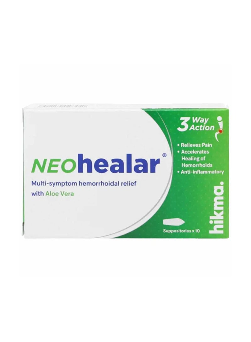NEO healar NeoHealar hemorrhoid relief Burning and Itching suppository