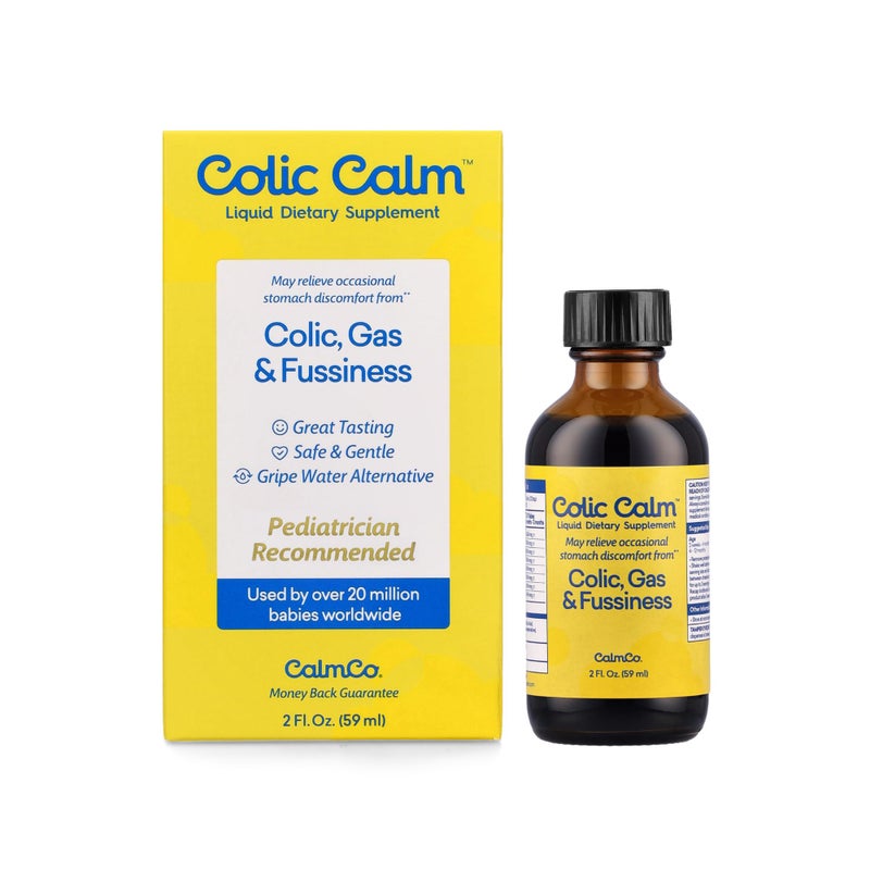 Colic Calm Gripe Water, Colic  Infant Gas Relief Drops, 2 Ounce - Image 1