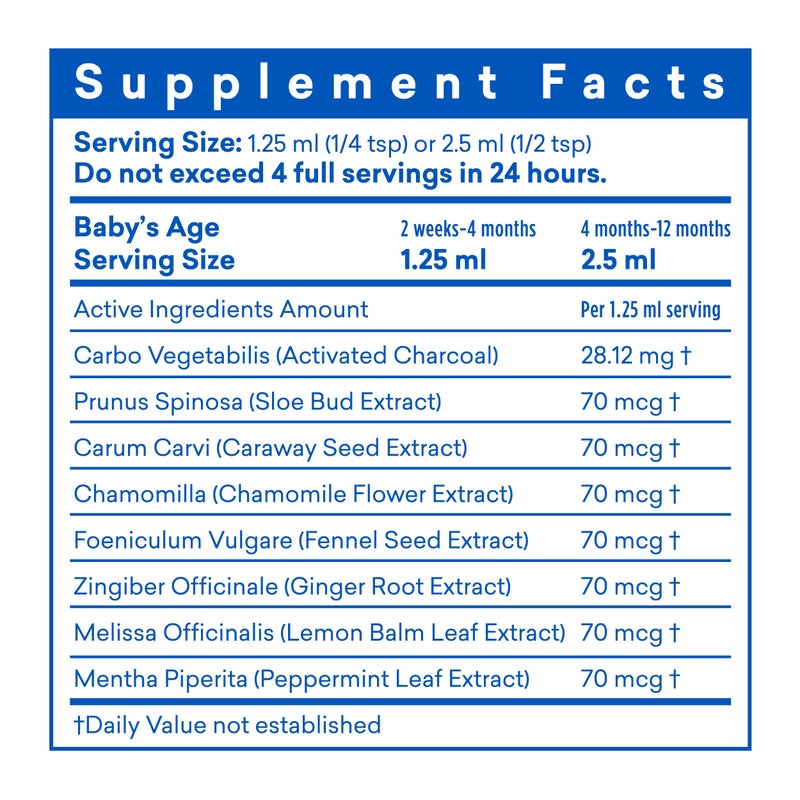 Colic Calm Gripe Water, Colic  Infant Gas Relief Drops, 2 Ounce - Image 2