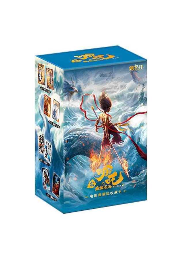 Loquat Authentic Nezha Card: The Devil Boy Naohai 2 Collection Card Blind Box Collector's Edition Ao Bing's Arrival Movie Peripheral Card-Color:Card Game-nezha Spirit Flame Pack 1 Bullet-1 Box Of 30 Packs - Image 5