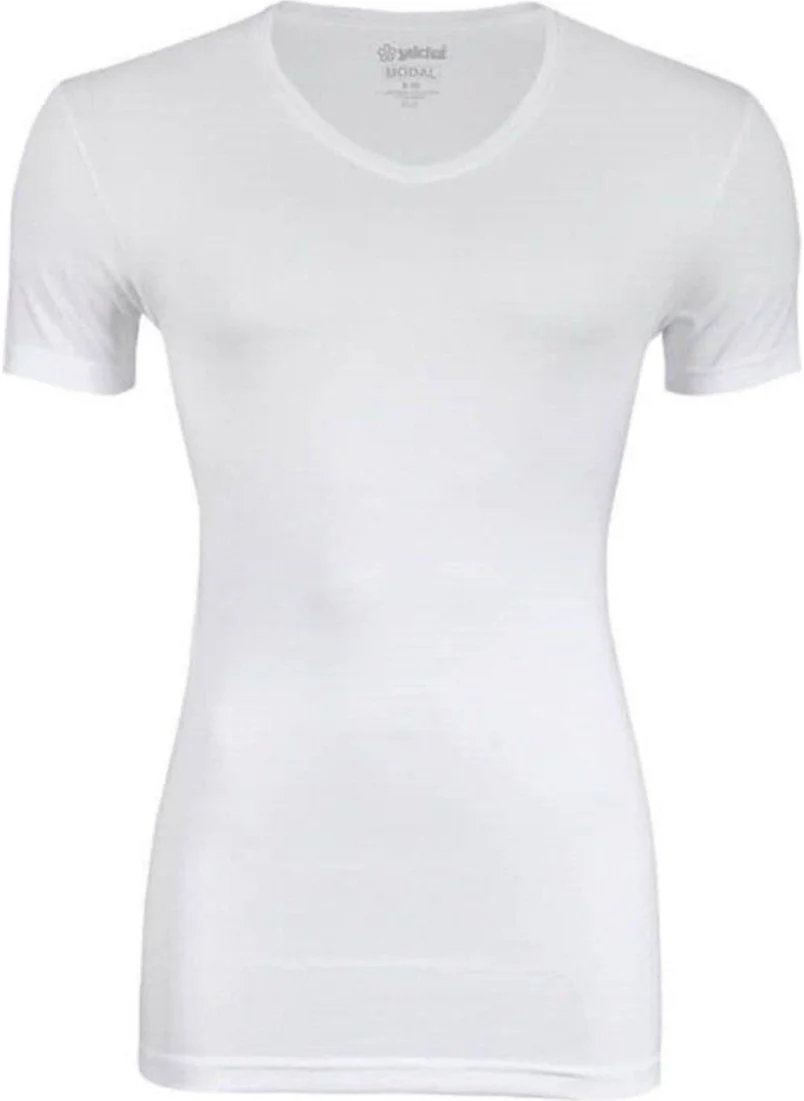 Yıldız Star Men's Super Thin Short Sleeve V Neck Undershirt - 3 Pieces