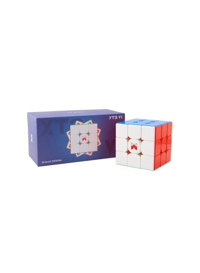 QiYi Cubuzzle QiYi X-Man XT3 V1 (Pioneer UV) 3X3 Magnetic SpeedCube - Image 1