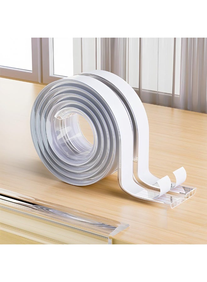 INSIJAM Safety Edge Corner Protector 2M Foam Safety Strips for Baby Furniture Edge and Corner Protector Guards Soft Rubber Foam Edge Bumpers with Double-side Tape for Furniture Table Fireplace - Image 1