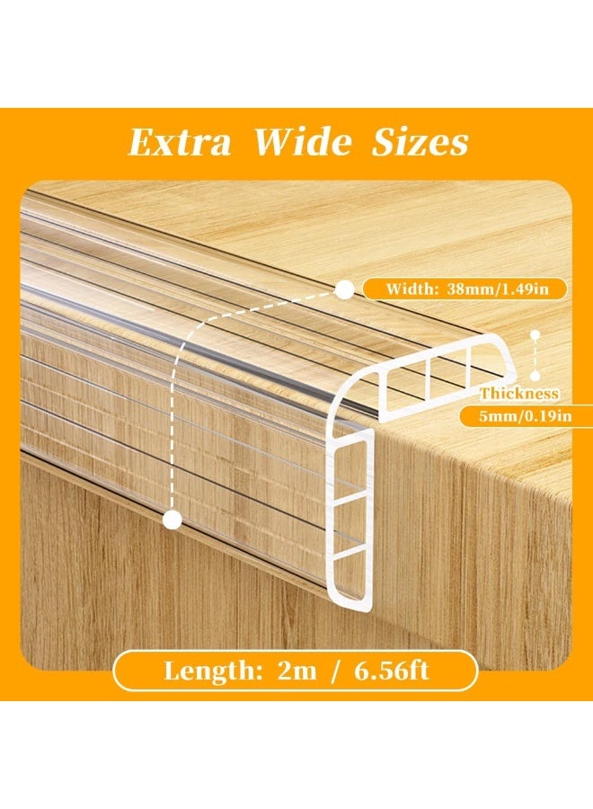 INSIJAM Safety Edge Corner Protector 2M Foam Safety Strips for Baby Furniture Edge and Corner Protector Guards Soft Rubber Foam Edge Bumpers with Double-side Tape for Furniture Table Fireplace - Image 2