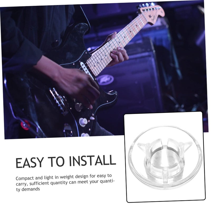 Transparent Mushroom Guitar Pedal Caps 12Pcs Footswitch Topper Easy Install Protects Effect Pedal - Image 3
