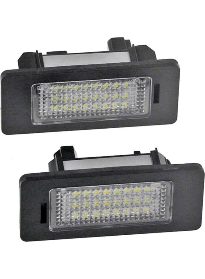 NIBEMINENT 2-Piece Car LED License Plate Lamps Set  - Image 1