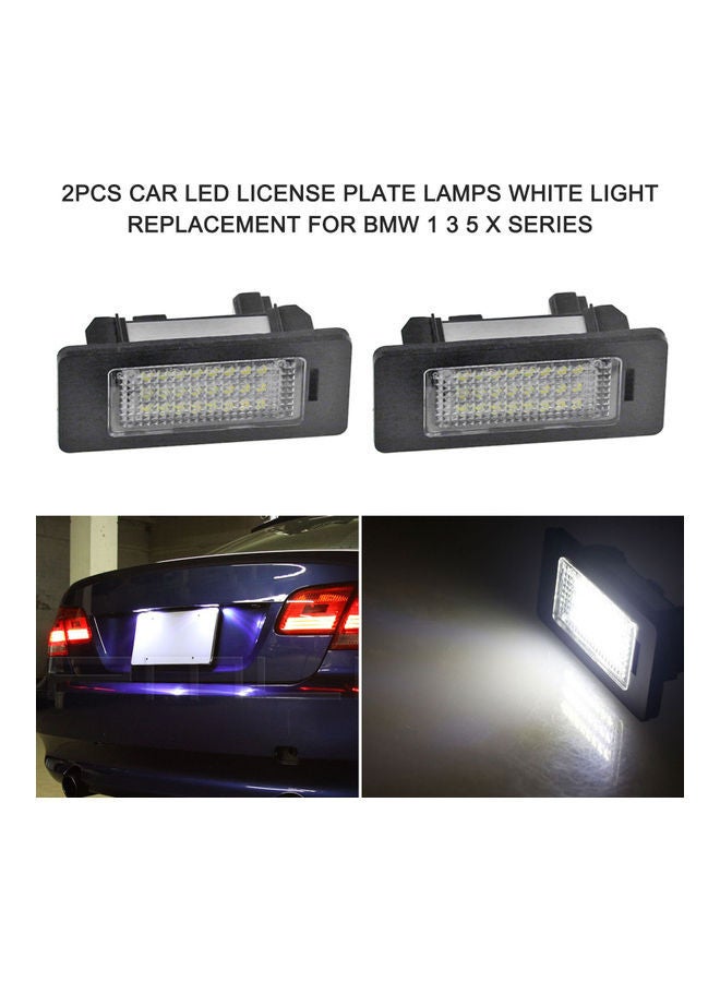 NIBEMINENT 2-Piece Car LED License Plate Lamps Set  - Image 3