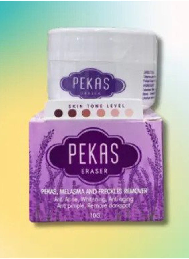 CAPADOSA Pekas Eraser Cream, Ultimate Solution for Melasma, Freckles, Dark Spots, and Anti-Aging, Infused with Lemon Juice Extract for a Healthy, Glowing Skin and Effectively Prevents Acne Breakouts, 10g.  - Image 1