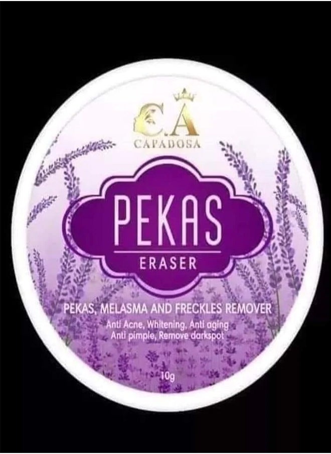 CAPADOSA Pekas Eraser Cream, Ultimate Solution for Melasma, Freckles, Dark Spots, and Anti-Aging, Infused with Lemon Juice Extract for a Healthy, Glowing Skin and Effectively Prevents Acne Breakouts, 10g.  - Image 3
